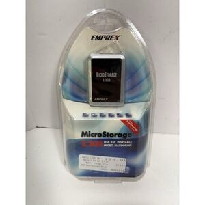 Emprex 2.2GB USB 2.0 Portable Micro Hard Drive Vintage New Sealed